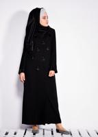 Vêtements hijab NOIR T 8266 Alvina Gino Ferace