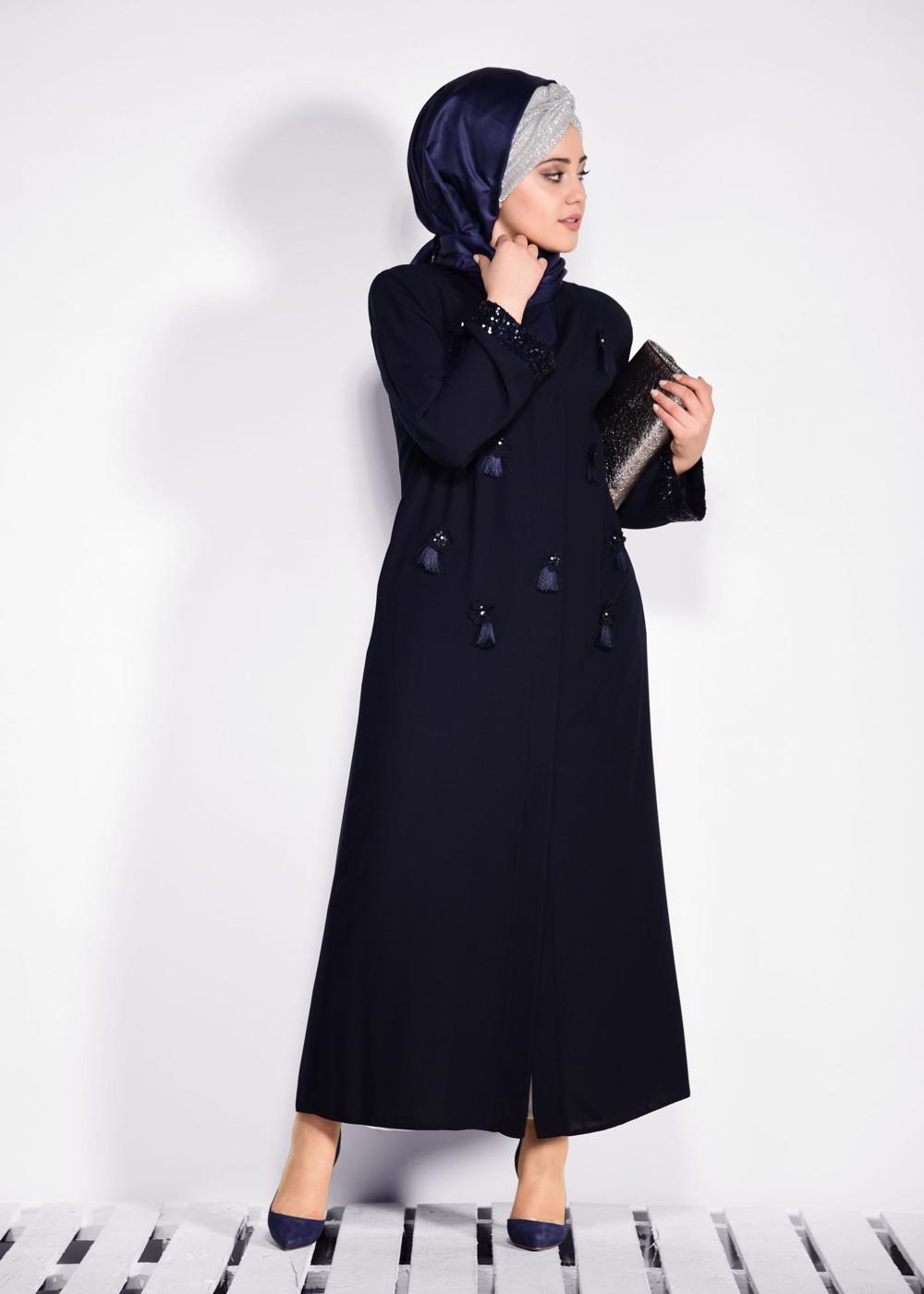 Vêtements hijab BLEU MARINE T 8266 Alvina Gino Ferace