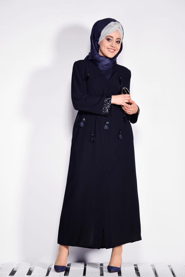 Hijab clothing NAVY BLUE T 8266 Alvina Gino Ferace - TRENDTESETTÜR