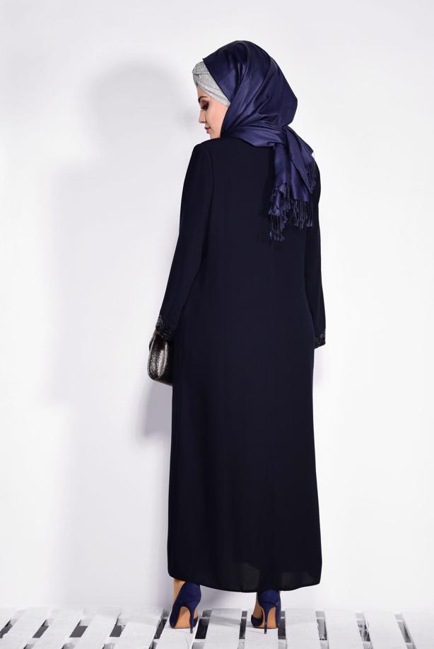 Hijab clothing NAVY BLUE T 8266 Alvina Gino Ferace - TRENDTESETTÜR