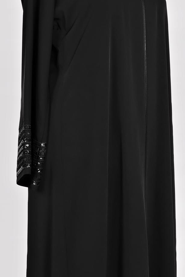 Tesettür giyim SİYAH T 8269 ALVİNA  FERACE 7868 - TRENDTESETTÜR