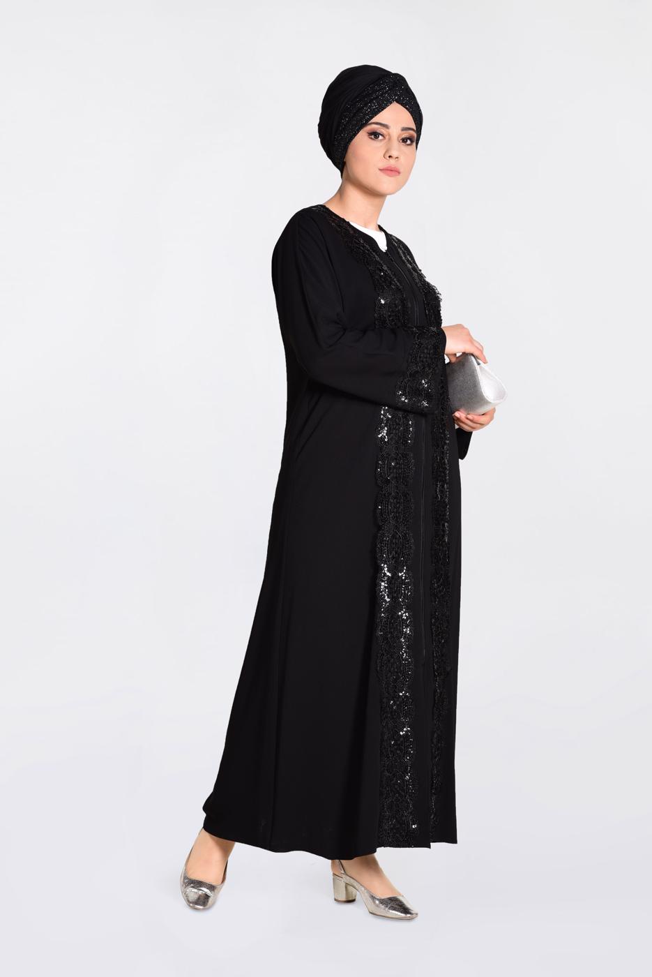 Vêtements hijab NOIR T 8270 Alvina Farah 6288 Ferace
