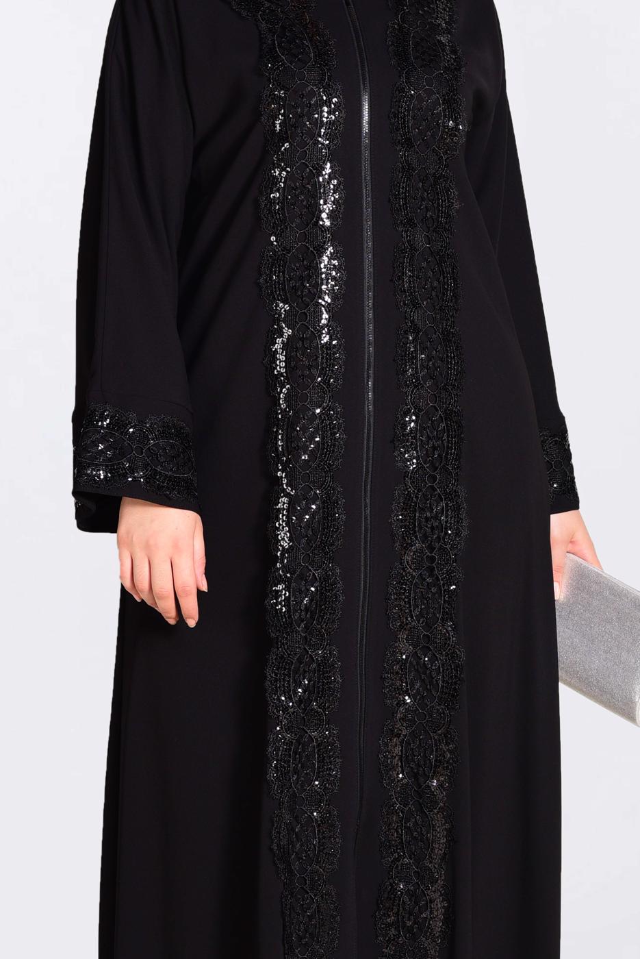 Vêtements hijab NOIR T 8270 Alvina Farah 6288 Ferace