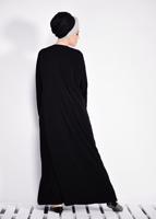 Vêtements hijab NOIR ABAYA T 8273 