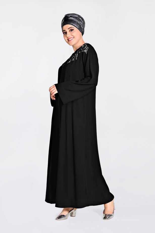 Hijab clothing BLACK T 8278 Alvina Gino Ferace - TRENDTESETTÜR