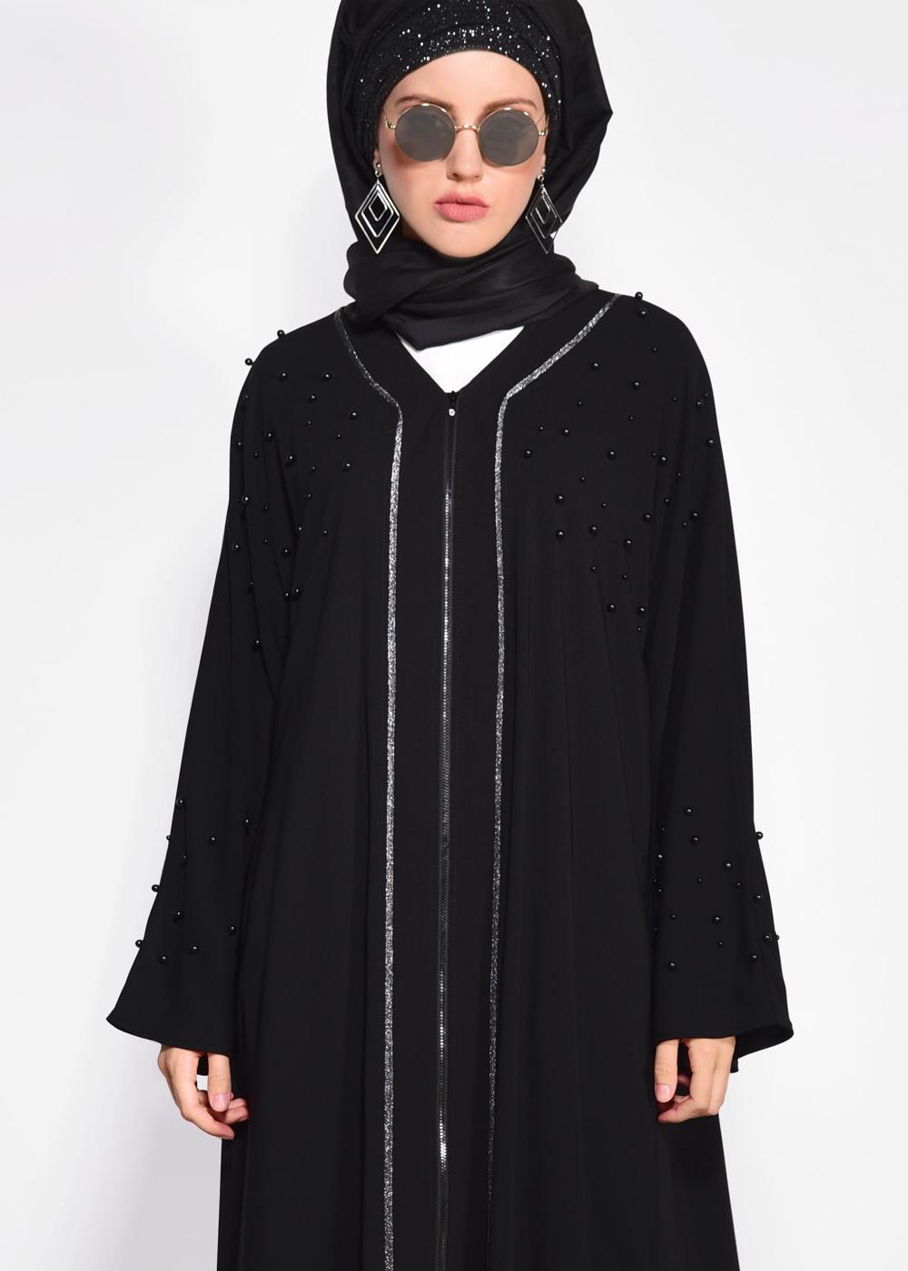 Vêtements hijab NOIR T 8295 Alvina Virona Ferace