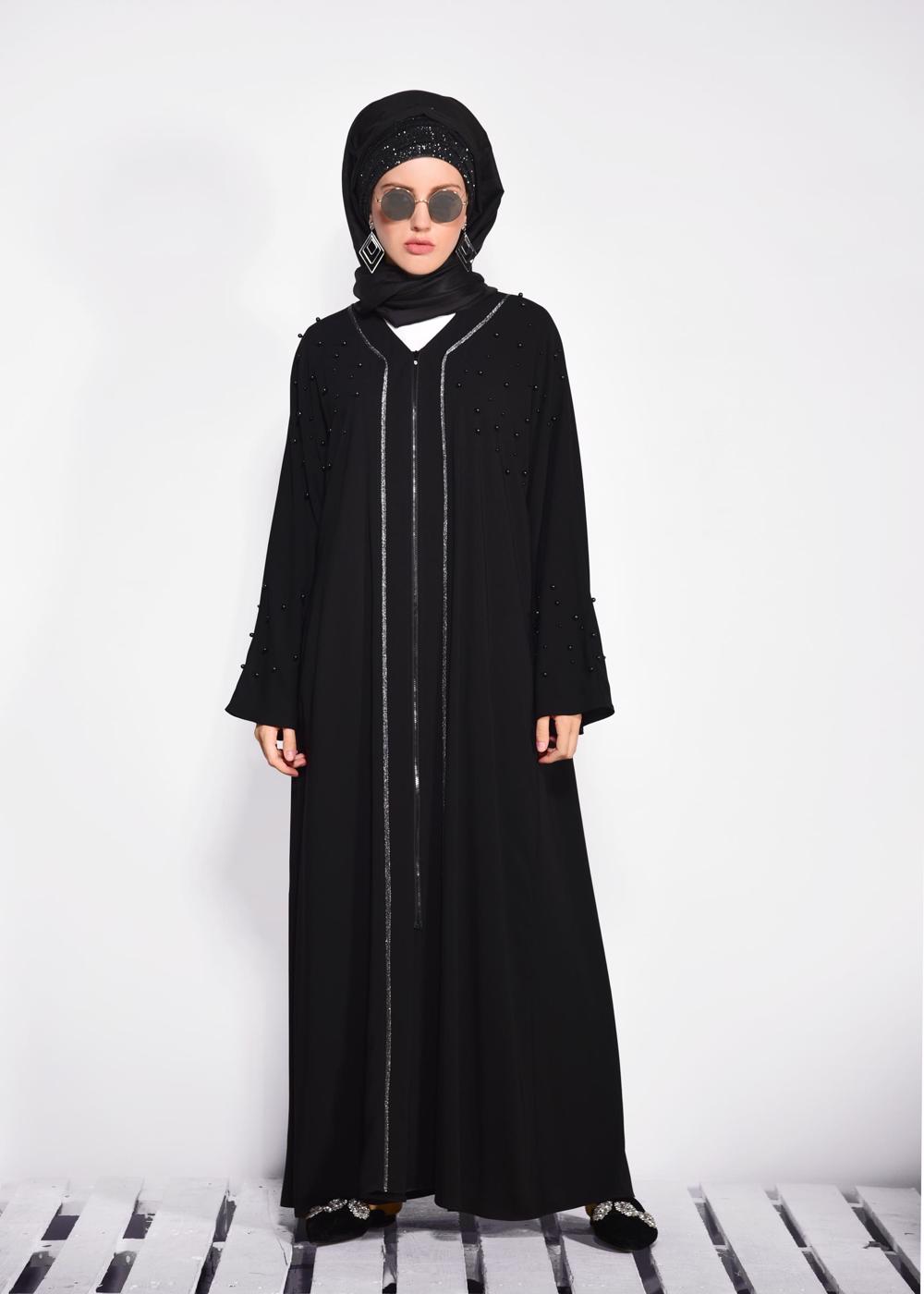 Vêtements hijab NOIR T 8295 Alvina Virona Ferace