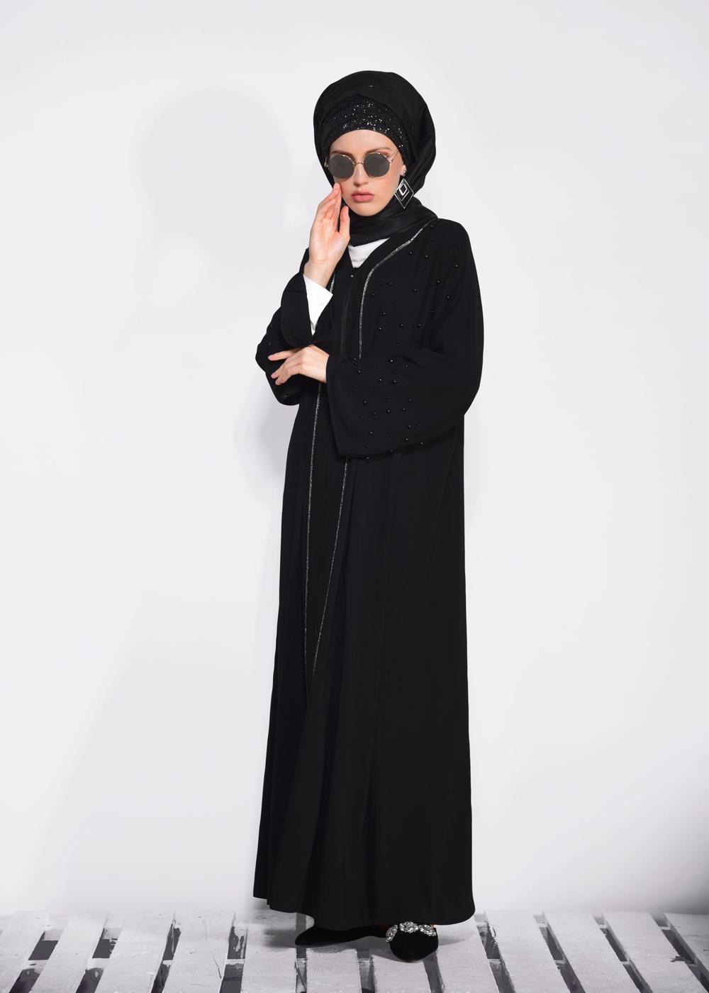 Vêtements hijab NOIR T 8295 Alvina Virona Ferace