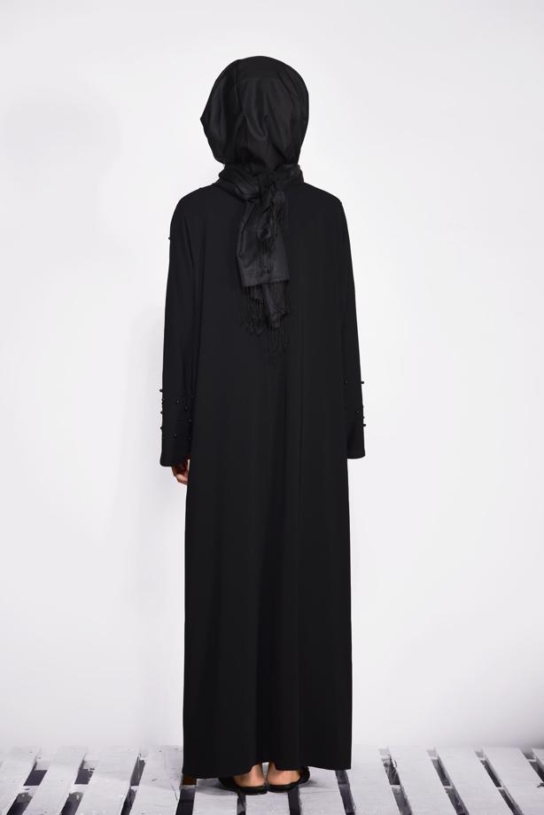 Hijab clothing BLACK T 8295 Alvina Virona Ferace - TRENDTESETTÜR