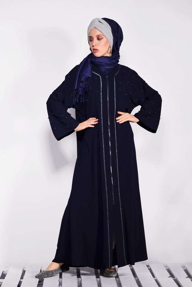 Hijab clothing NAVY BLUE T 8295 Alvina Virona Ferace - TRENDTESETTÜR