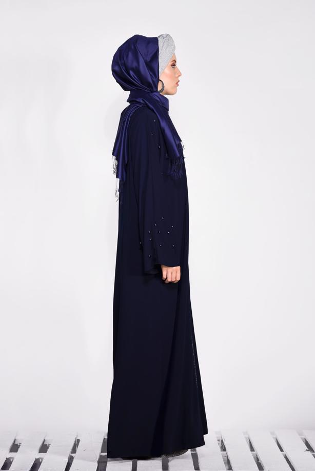 Hijab clothing NAVY BLUE T 8295 Alvina Virona Ferace - TRENDTESETTÜR