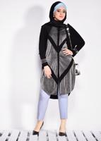 Vêtements hijab NOIR Cardigan T 2801