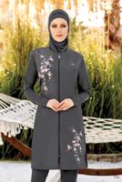 Tesettür giyim GRİ T 1153 ALVİNA- ADASEA TESETTÜR MAYO