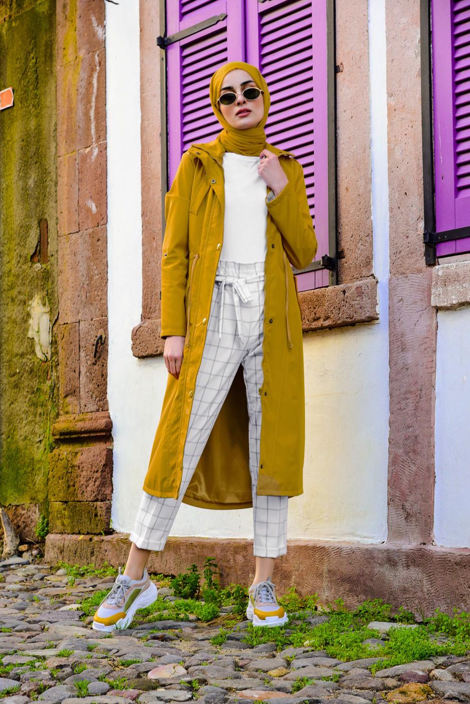 Vêtements hijab BLANC T 700371 Lfb-Pantolon