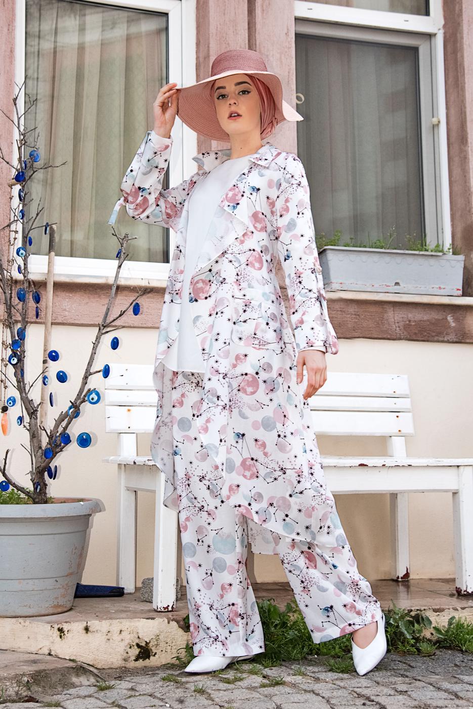 Vêtements hijab POUDRE T 900292 Lfb-Pantolon