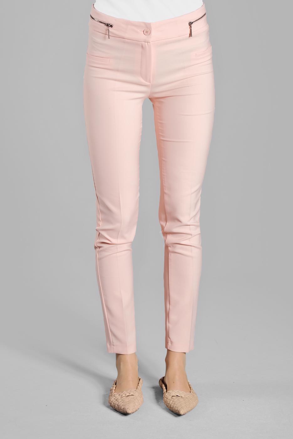 Tesettür giyim PUDRA FERMUAR DETAYLI PANTOLON 20681