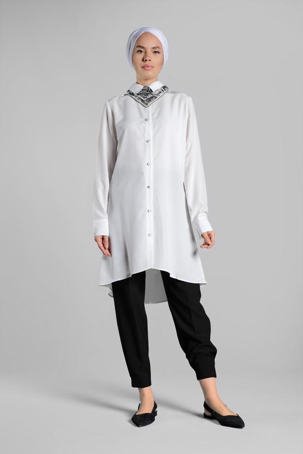 Vêtements hijab  BELT DETAILED JOGGER PANTS T 21003  - TRENDTESETTÜR