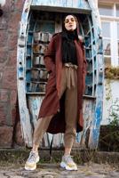 Vêtements hijab BRUN PANTALON T 21003 