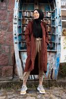 Vêtements hijab BRUN PANTALON T 21003 