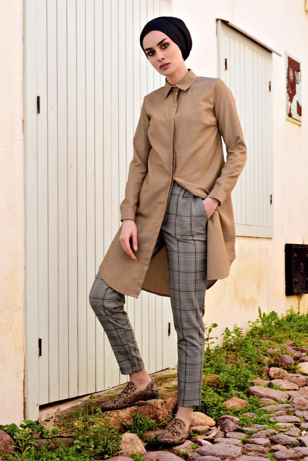Vêtements hijab  T 34003 Czb-Pantolon - TRENDTESETTÜR