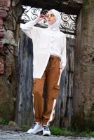 Vêtements hijab BRUN T 41003 Czb-Pantolon