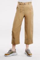 Tesettür giyim KAHVE PAMUKLU BOL PAÇA PANTOLON 75102