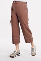 Tesettür giyim KAHVE PAMUKLU BOL PAÇA PANTOLON 75102