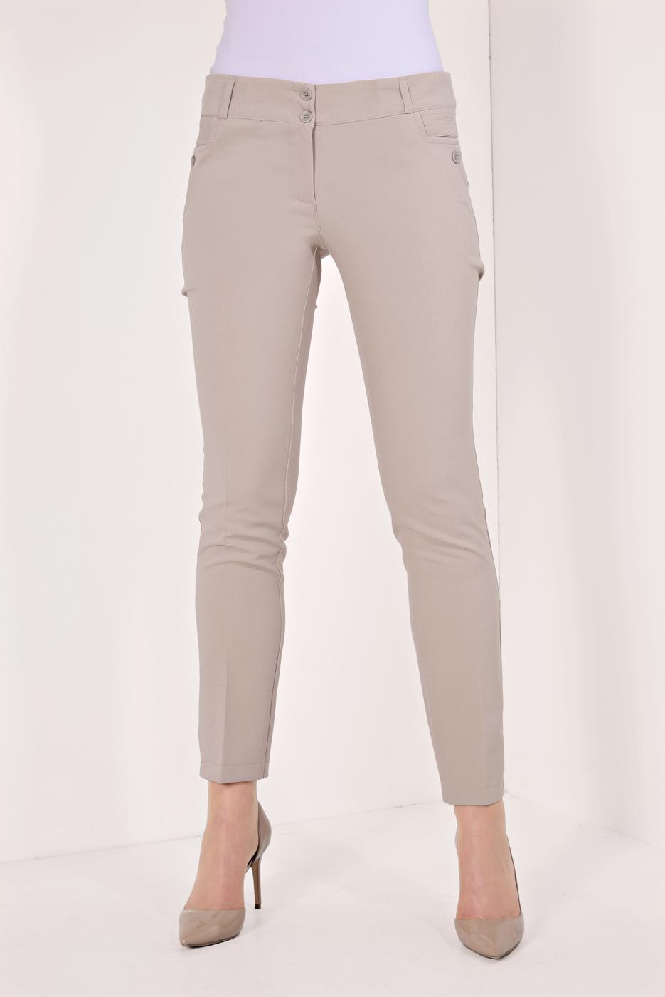 Tesettür giyim PUDRA DAR PAÇA PANTOLON T 80681