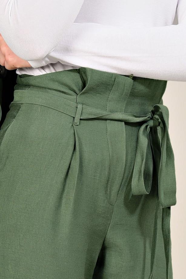 Vêtements hijab  CARROT PANTS WITH BELT T 89981  - TRENDTESETTÜR