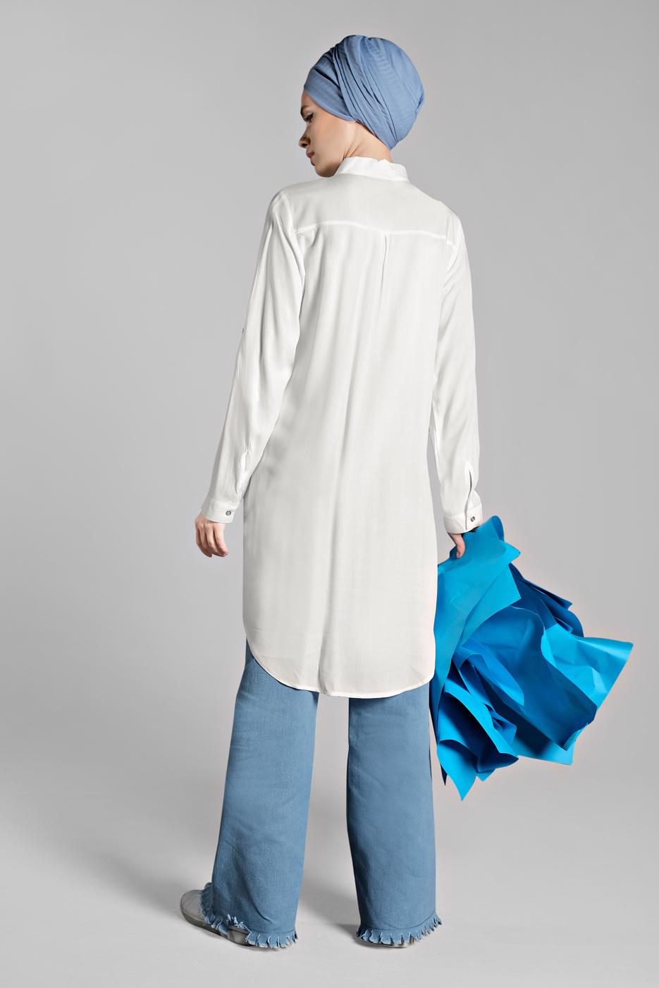 Vêtements hijab BLEU Pantalon T 0184 