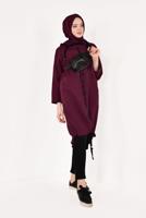 Hijab clothing BLACK T 0634 KRY-PAÇASI FERMUARLI PANTOLON