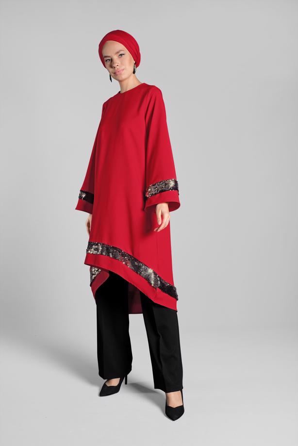 Vêtements hijab  Laced Waist Wide Pants T 1002  - TRENDTESETTÜR