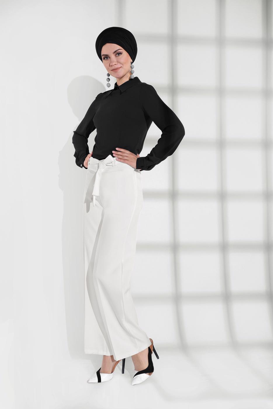 Vêtements hijab CRÈME Pantalon T 1002 