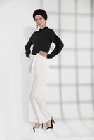 Vêtements hijab CRÈME Pantalon T 1002 