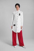 Vêtements hijab ROUGE Pantalon T 1002 