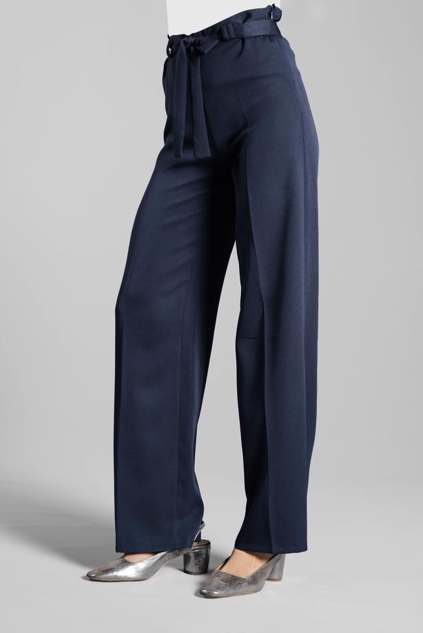 Hijab clothing  Laced Waist Wide Pants T 1002  - TRENDTESETTÜR