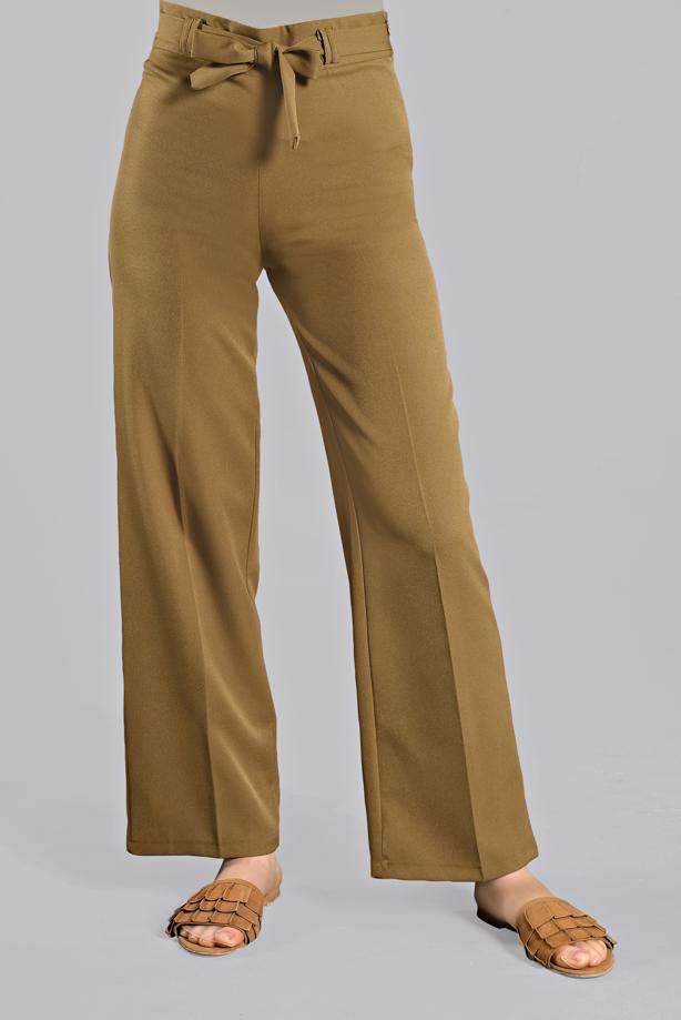 Vêtements hijab  Laced Waist Wide Pants T 1002  - TRENDTESETTÜR