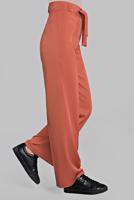 Hijab clothing ORANGE Laced Waist Wide Pants T 1002 