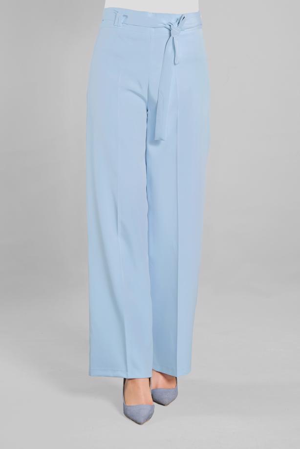 Hijab clothing  Laced Waist Wide Pants T 1002  - TRENDTESETTÜR