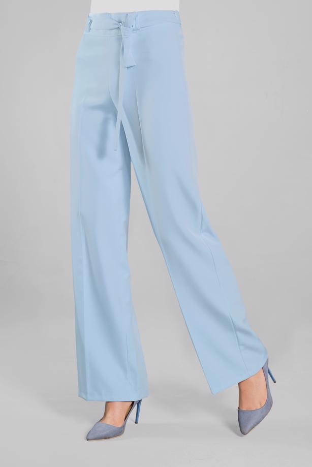 Hijab clothing  Laced Waist Wide Pants T 1002  - TRENDTESETTÜR