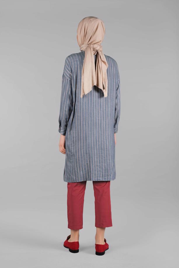 Vêtements hijab  Belted Waist Carrot Pants T 2503  - TRENDTESETTÜR