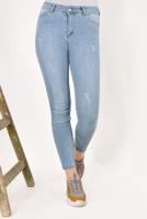 Hijab clothing NAVY BLUE T 2834 KRY-TAŞLAMALI DAR PAÇA PANTOLON