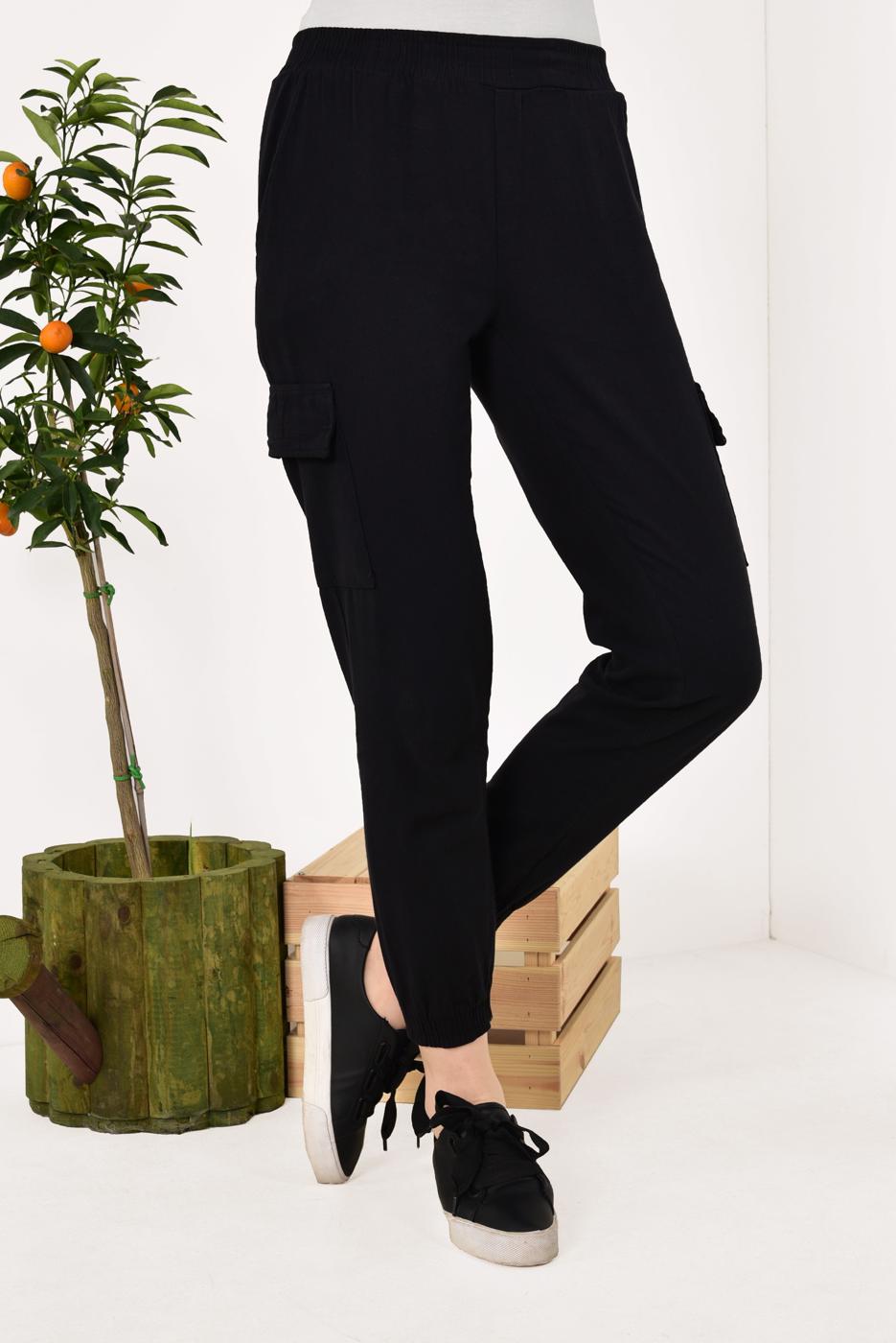 Vêtements hijab NOIR T 3503 EY-PANTOLON