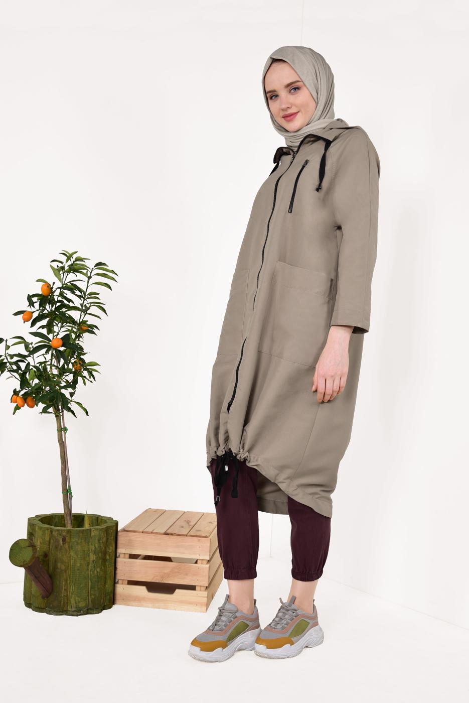 Hijab clothing CLARET RED CARGO PANTS T 3503 