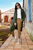 Hijab clothing BROWN CARGO TROUSERS T 3503 