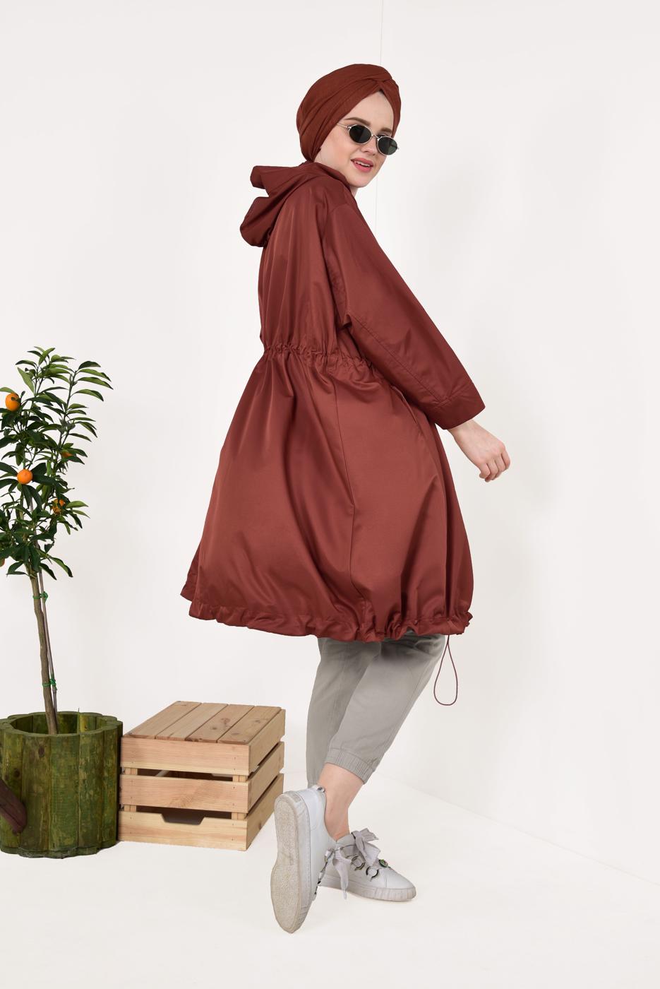 Hijab clothing BEIGE CARGO TROUSERS T 3503 