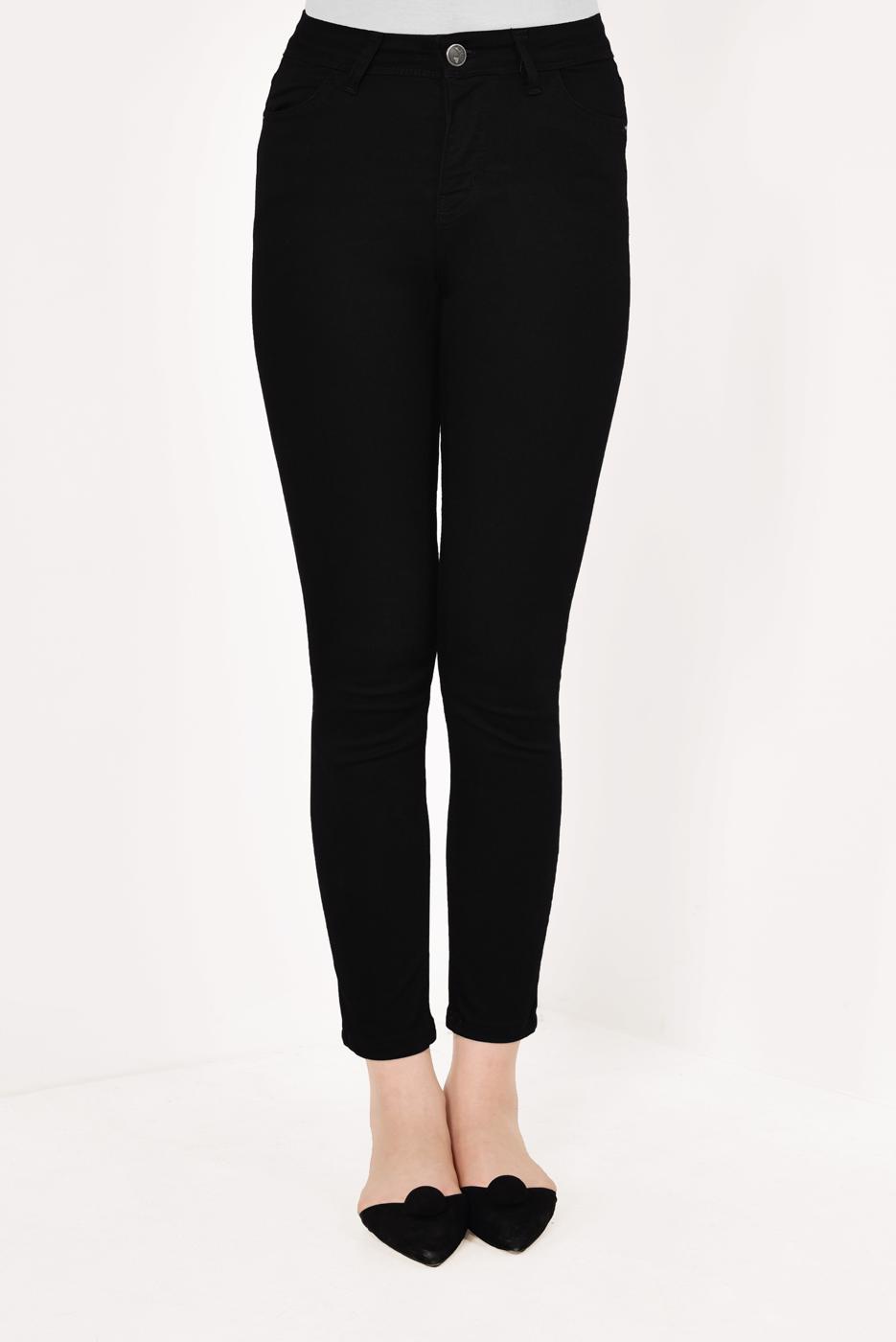 Hijab clothing BLACK T 3734 KRY-DAR PAÇA PANTOLON