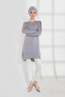 Hijab clothing CREAM Pocketed Carrot Pants T 4002 