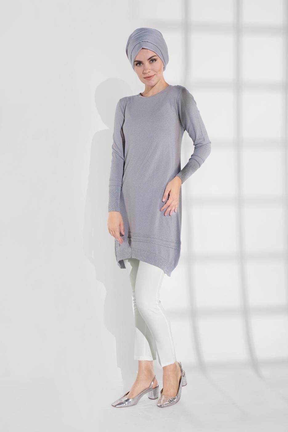 Tesettür giyim KREM CEPLİ HAVUÇ PANTOLON 4002