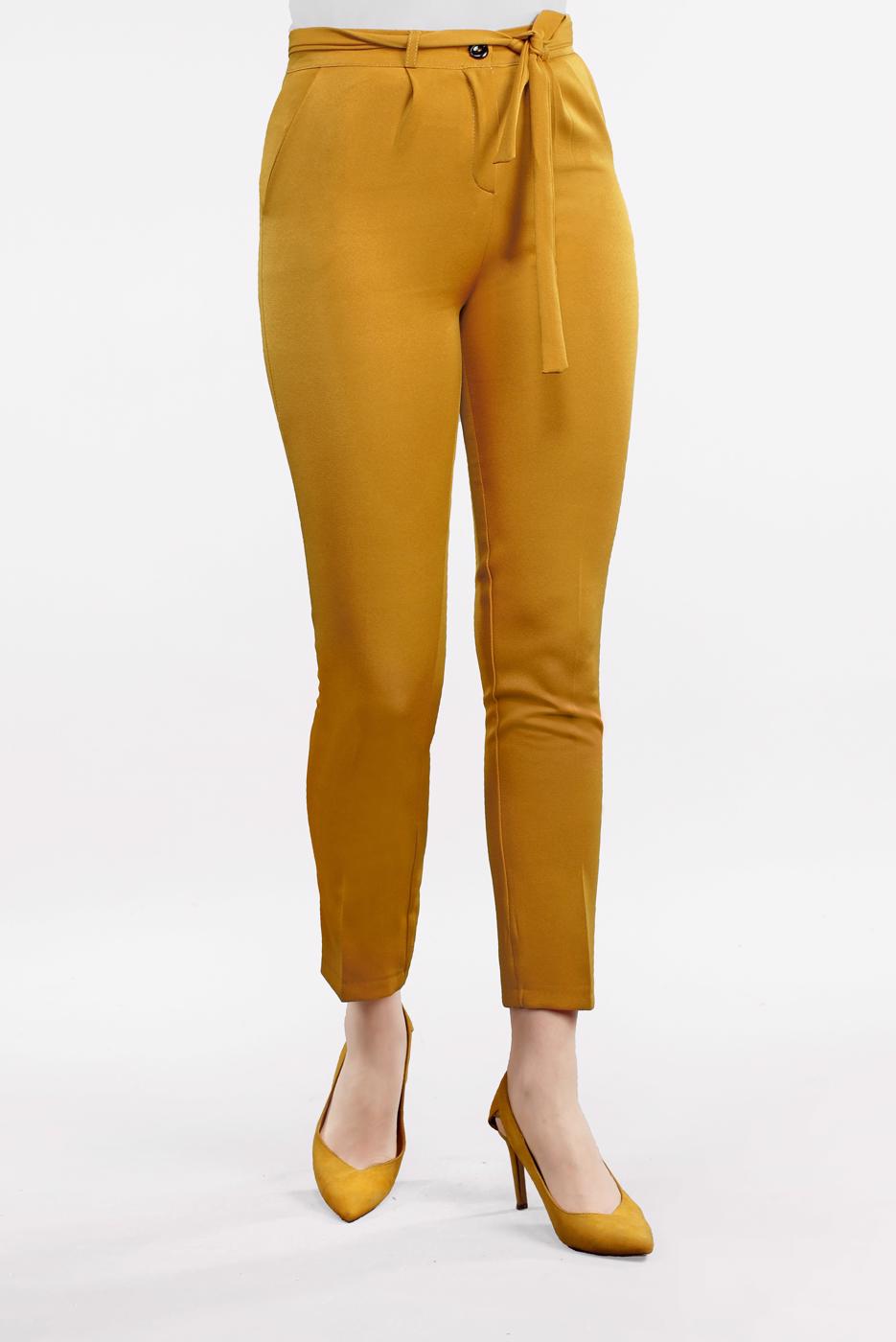 Hijab clothing ORANGE Pocketed Carrot Pants T 4002 